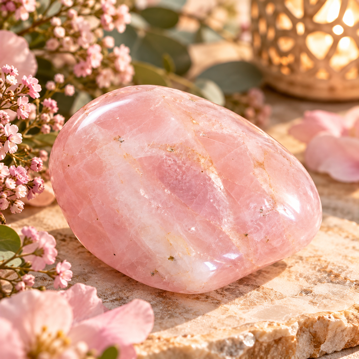 Rose Quartz Tumbled Stone