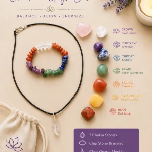 Chakra Gift Set (with bracelet & pendant)