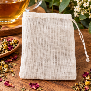 Reusable Cotton Tea Infuser Bag